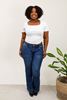 Picture of CURVY GIRL STRAIGHT LEG BLUE JEANS